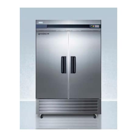 Summit Appliance Div. Accucold Pharma-Lab Performance Series Upright Pharmacy Freezer, 49 Cu. Ft., Solid Doors AFS49ML